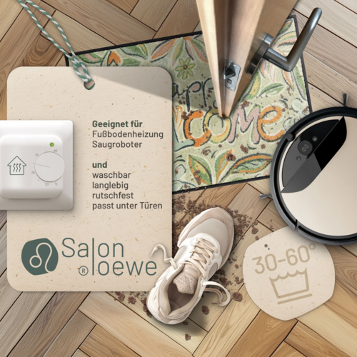 Salonloewe Blooming Welcome Eingangsmatte 50 x 75 cm