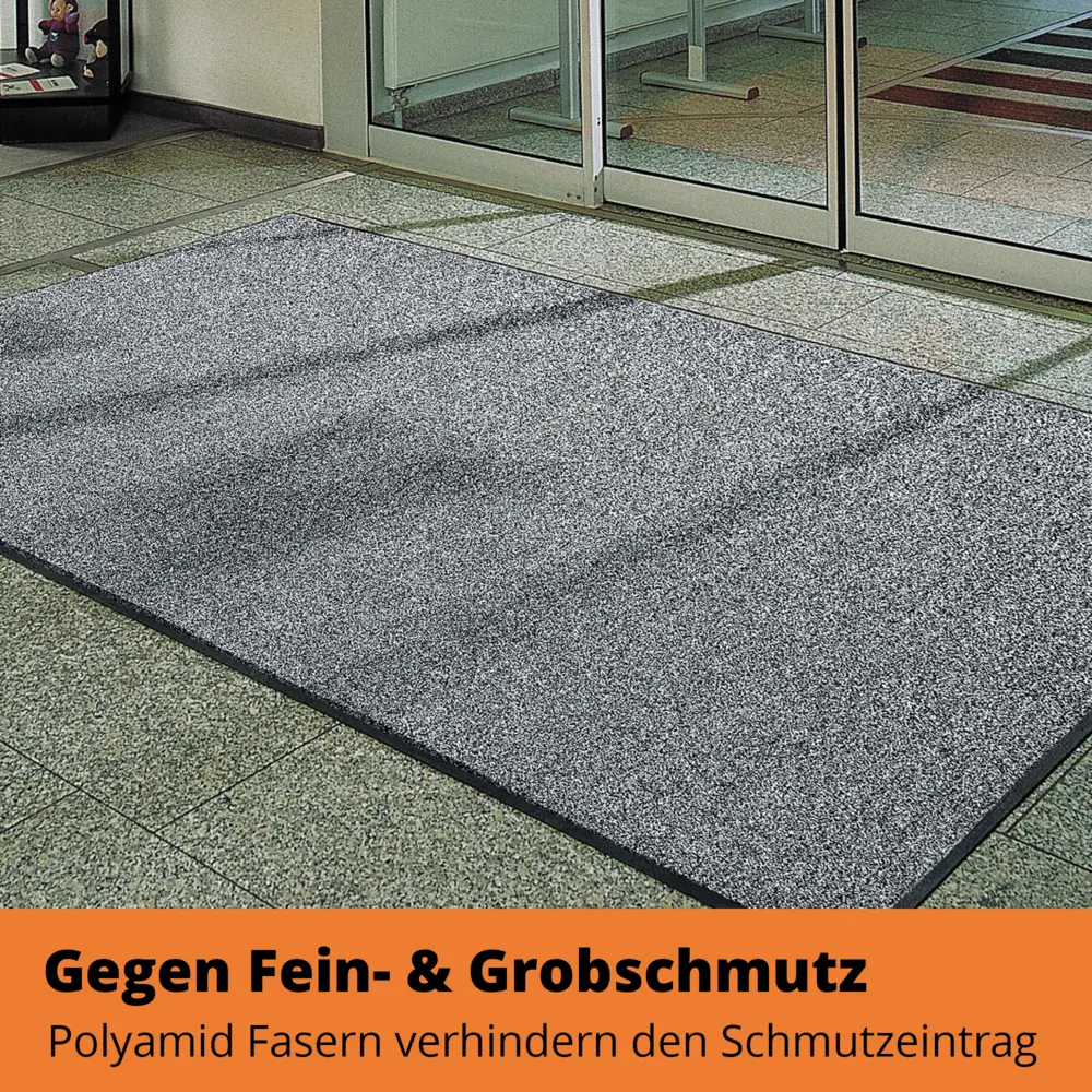 SWmat UZO Clean Schmutzfangmatte | Waschbar, Rutschfest, Robust Grau 200 x 130 cm – Bild 5
