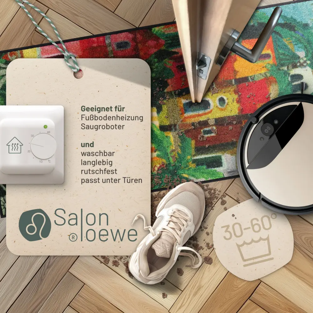 Salonloewe Palm Piazza Eingangsmatte 60 x 140 cm 2 Salonloewe Palm Piazza Eingangsmatte 60 x 140 cm – Bild 3