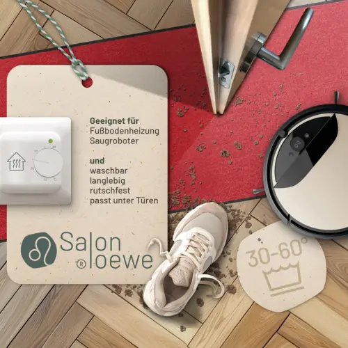 Salonloewe Rot Sonderform 60 x 180 cm 6 B005D6BU78PT02 de DE