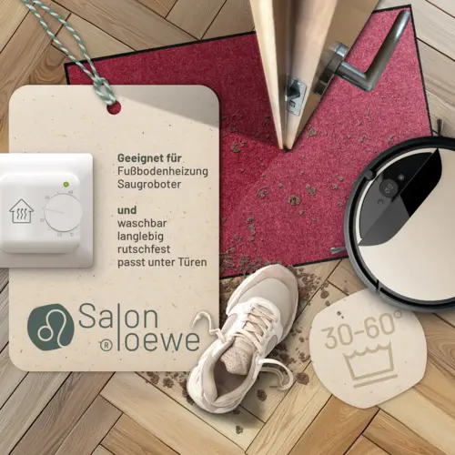 Salonloewe Weinrot Teppich 60 x 85 cm 7 B00AGMKCLYPT02 de DE
