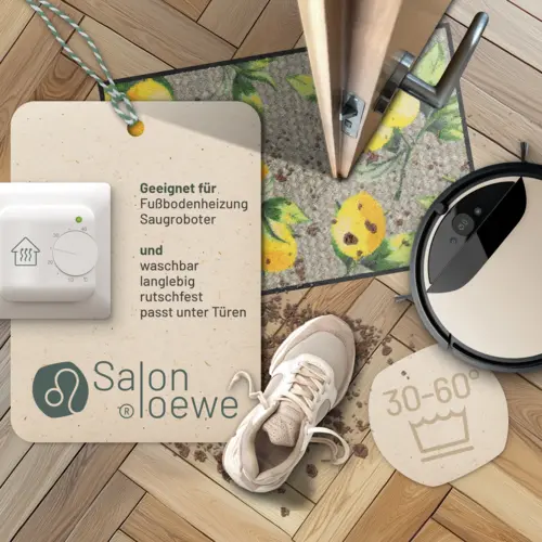 Salonloewe Lemons Pure Halb rund 50 x 75 cm 7 B08ZMGDBHFPT02 de DE