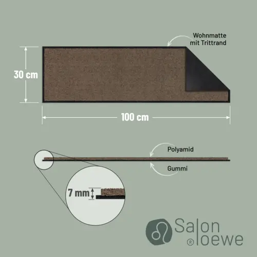 Salonloewe Taupe Läufer 30 x 100 cm 8 B0CW1VH9RWPT03 de DE