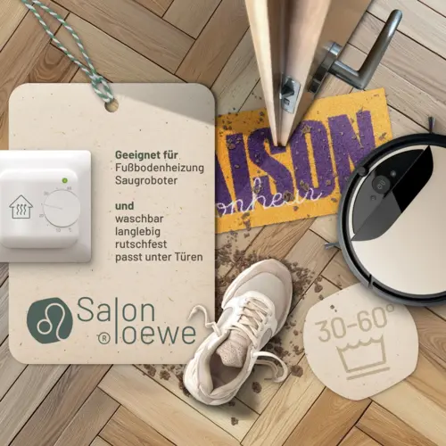 Salonloewe Maison Type orange-violet Eingangsmatte, Minimatte 30 x 75 cm 7 SLD3429 030x075A Maisonorange violet p pesde de DE