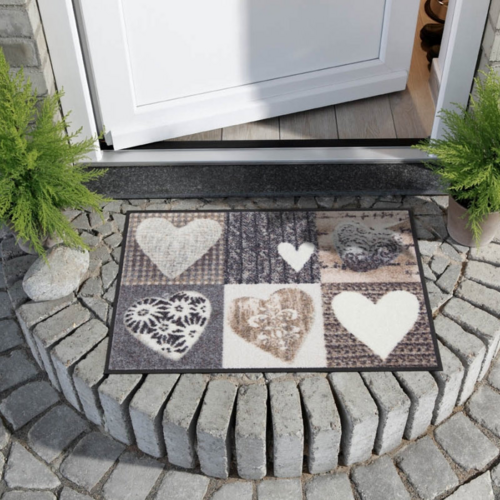 Salonloewe Alpenglück Herzen Teppich 50 x 75 cm