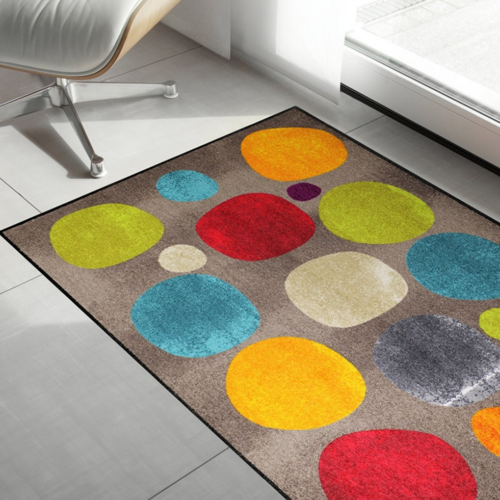 Salonloewe Broken Dots colourful Teppich 115 x 175 cm