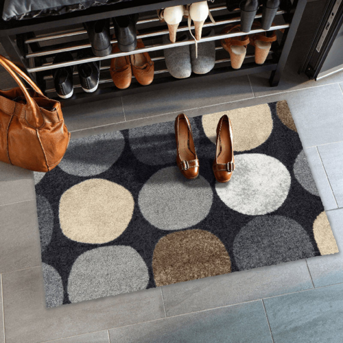 Salonloewe Dots pattern city chic Entrance mat 50 x 75 cm