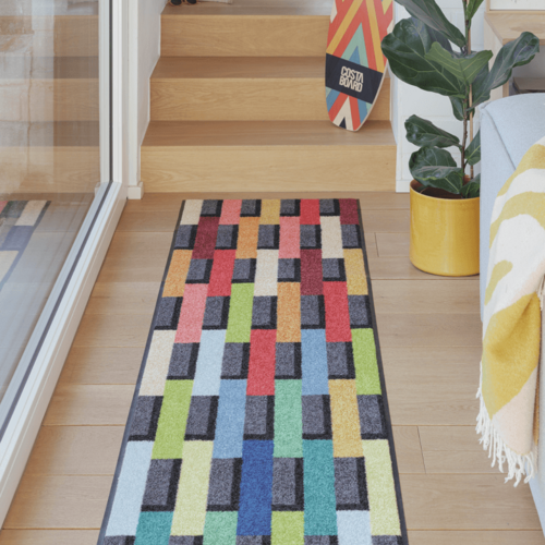 Salonloewe Colourful Bricks Läufer 60 x 180 cm