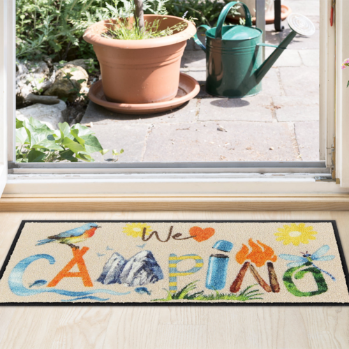 Salonloewe Camping Lovers Tapis d'entrée, Mini tapis 30 x 75 cm
