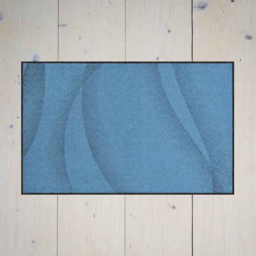 Alfombra aquamarina Salonloewe Dune 75 x 120 cm