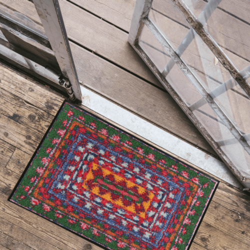 Alfombra colorida Salonloewe Dario 50 x 75 cm