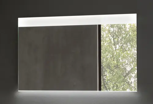 Frasco Highway Pro LED-Lichtspiegel mit 2 satinierten Lichtbändern (oben: 80 mm, unten: 10 mm) und Unterlicht 100 cm Mit Unterlicht – Bild 4
