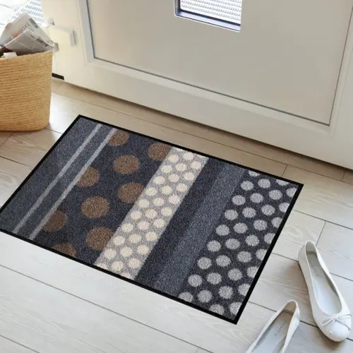 Salonloewe Glamour Dots grau Teppich 50 x 75 cm 6 Salonloewe Glamour Dots grau Teppich 50 x 75 cm – Bild 7