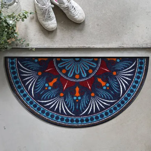 Salonloewe Yara turquoise-red Semicircular 42 x 85 cm 2 Salonloewe Yara turquoise-red Semicircular 42 x 85 cm - Imagen 3