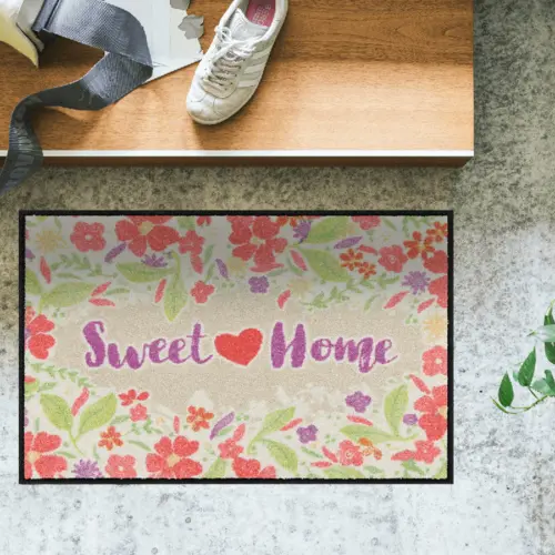 Salonloewe Sweet Blossoms Felpudos entrada 50 x 75 cm 2 Salonloewe Sweet Blossoms Felpudos entrada 50 x 75 cm - Imagen 3