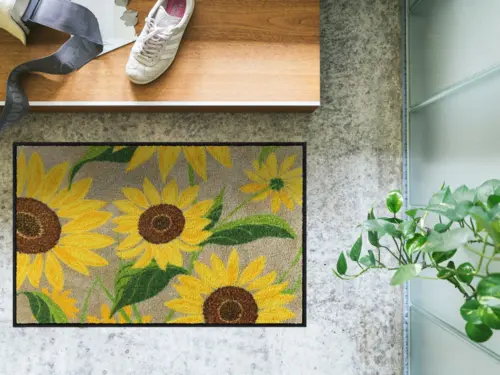 Salonloewe Sunflowers of Ariana Felpudos entrada 50 x 75 cm 2 Salonloewe Sunflowers of Ariana Felpudos entrada 50 x 75 cm - Imagen 3