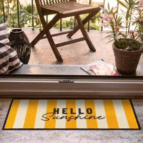 Salonloewe Sunshine Stripes Felpudos entrada 30 x 75 cm 2 Salonloewe Sunshine Stripes Felpudos entrada 30 x 75 cm - Imagen 3