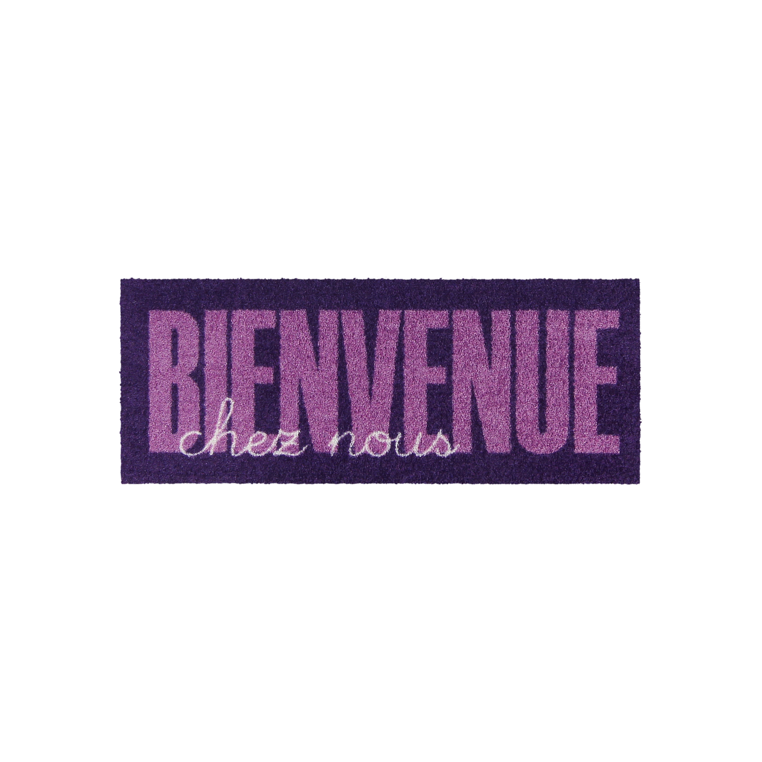 Salonloewe Bienvenue Type violet Eingangsmatte, Minimatte 30 x 75 cm