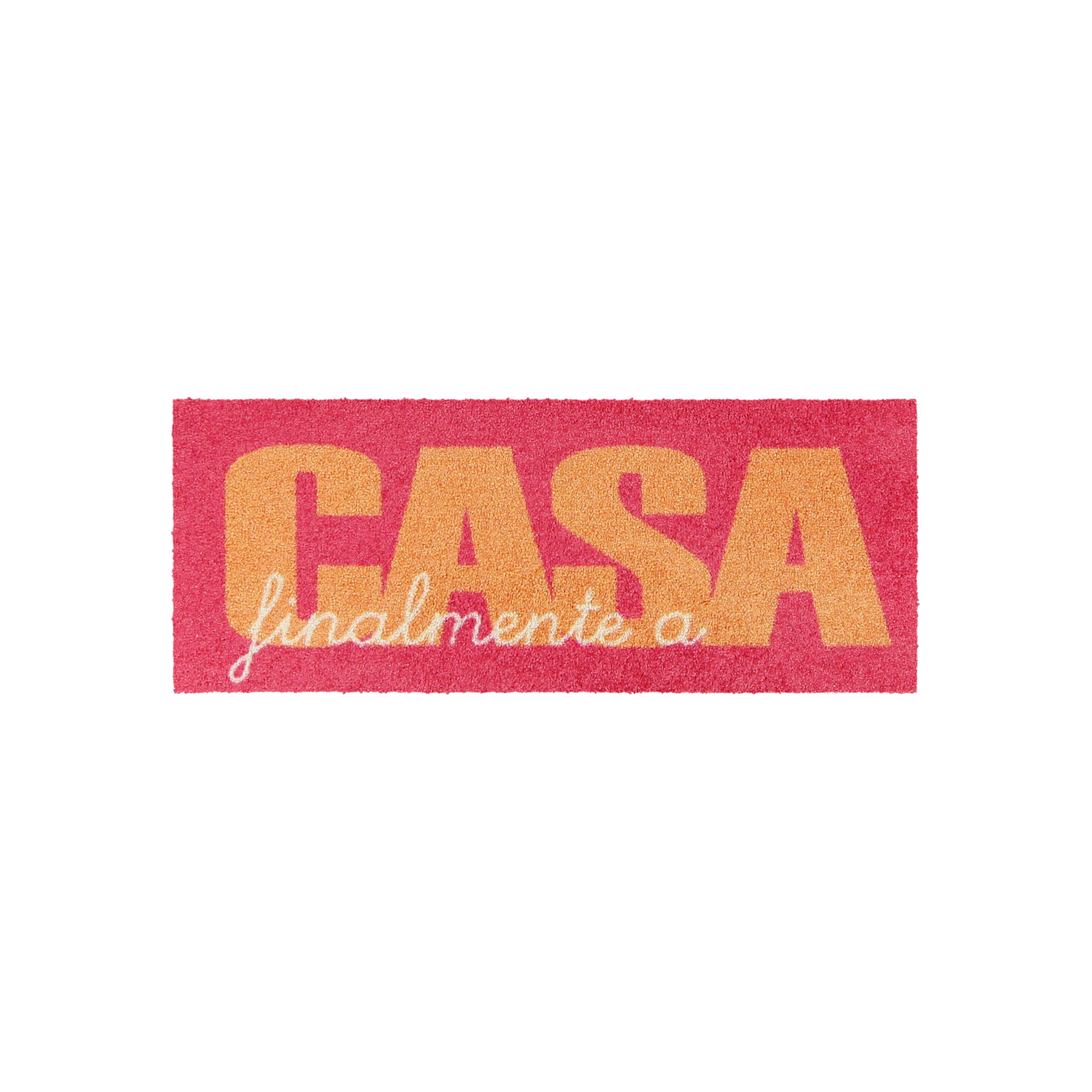 Salonloewe Casa Type pink-orange Eingangsmatte, Minimatte 30 x 75 cm