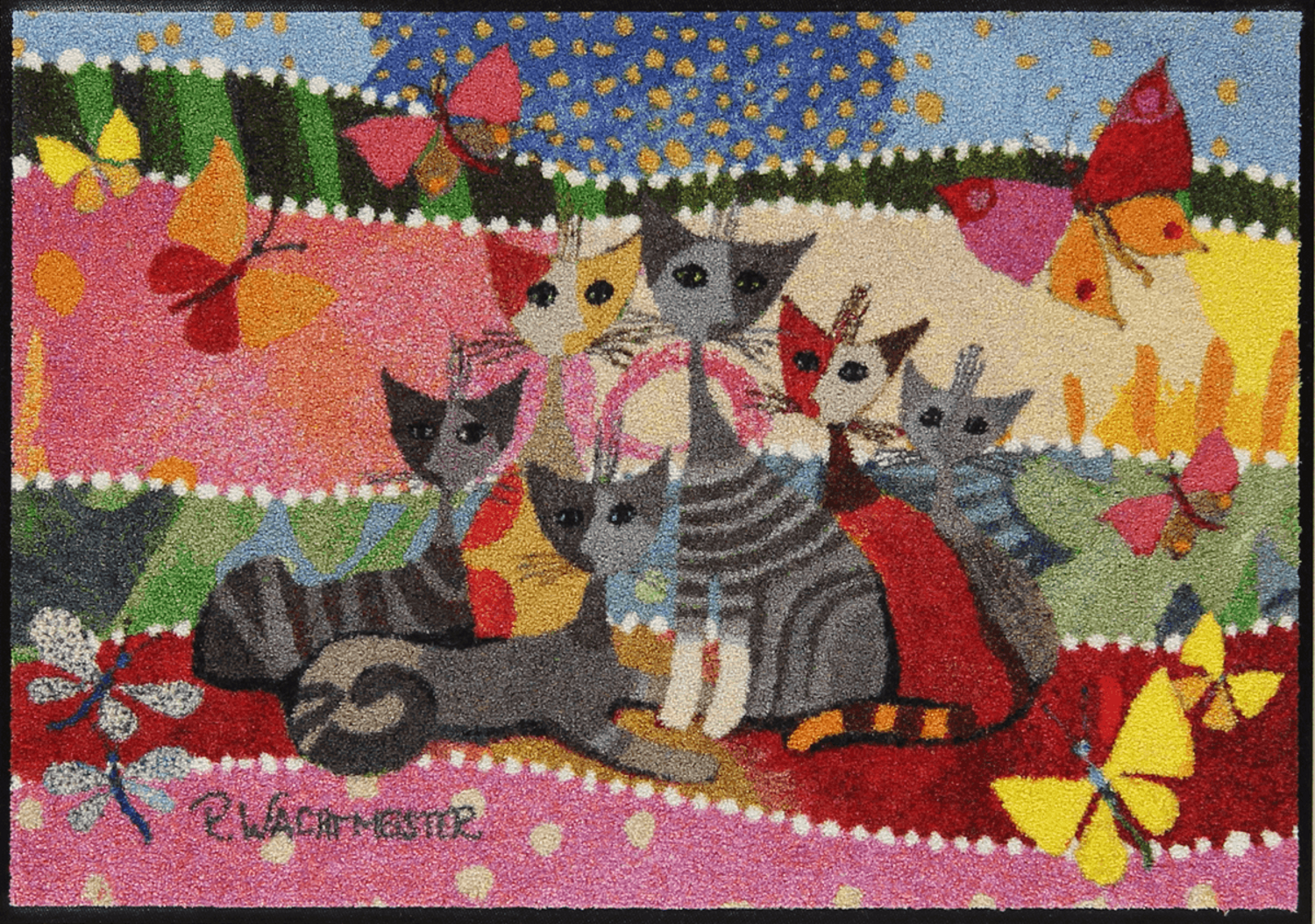 Salonloewe Fasce di colore Eingangsmatte 60 x 85 cm
