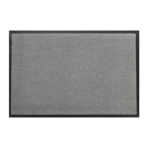 Premium Fußmatte mit extrem hoher Schmutz- und Feuchtigkeitsaufnahme für Innen und den überdachten Außenbereich - Grau - 60 x 90 cm