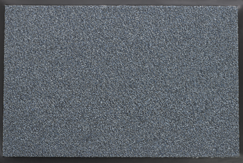 Basic doormat with standard dirt and moisture absorption for indoor & outdoor (covered) - Blue - 40 x 60 cm