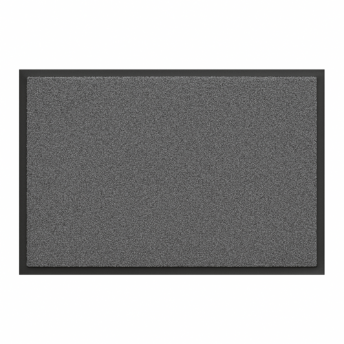 Alfombra para zapatos estándar con alta absorción de suciedad y humedad para interior y exterior (cubierto) - Gris - 60 x 90 cm