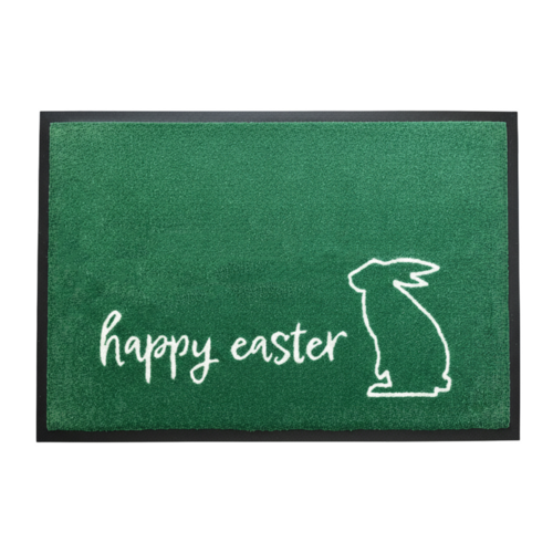 Design doormat Easter Happy Easter in Green -  - 40 x 60 cm