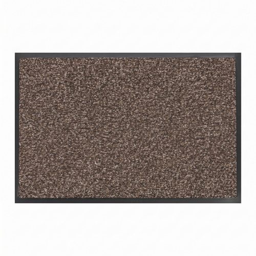 Basic Fußmatte mit Standard Schmutz- und Feuchtigkeitsaufnahme für Innen & Außen (überdacht) - Braun - 40 x 60 cm