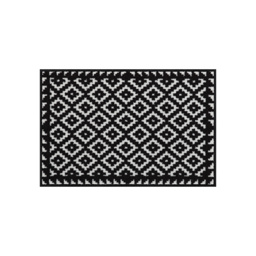 Salonloewe Tabuk Black & White Entrance mat 50 x 75 cm