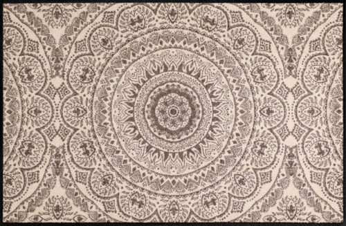 Salonloewe Medallion nougat Teppich 75 x 120 cm