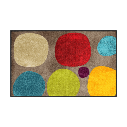 Salonloewe Broken Dots colourful Teppich 75 x 120 cm