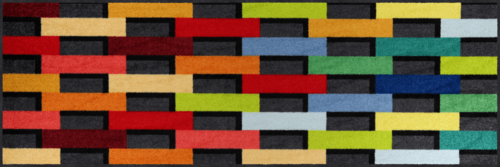 Salonloewe Colourful Bricks passatoia 60 x 180 cm