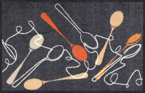 Salonloewe Spoon Dance grey-apricot Eingangsmatte 45 x 70 cm