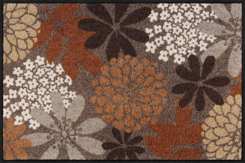 Salonloewe Autumn Leaves mocca Entrance mat 50 x 75 cm