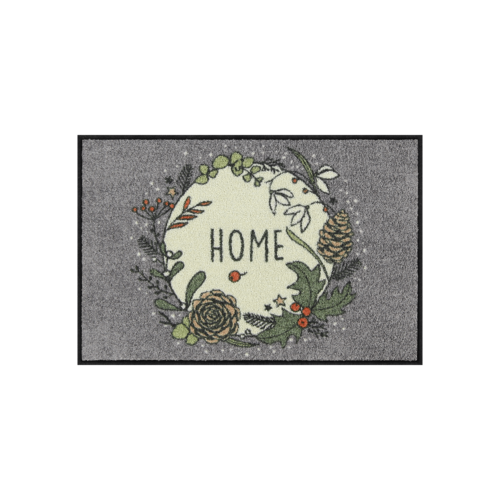 Salonloewe Winter Home grey Eingangsmatte 50 x 75 cm