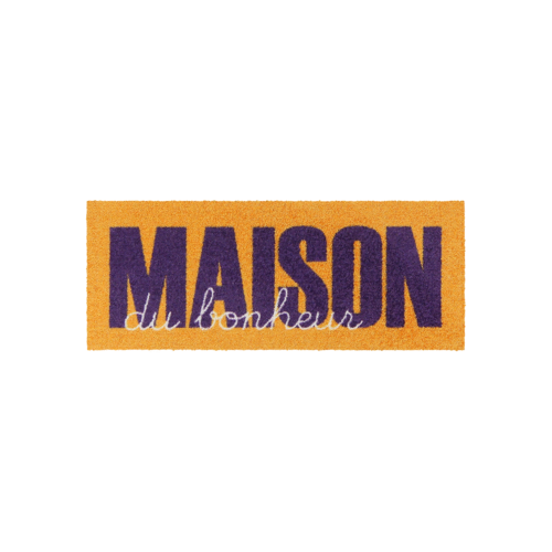 Salonloewe Maison Type orange-violet zerbino da ingresso, Minimatte 30 x 75 cm