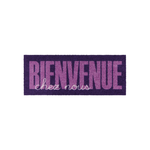 Salonloewe Bienvenue Type violet zerbino da ingresso, Minimatte 30 x 75 cm