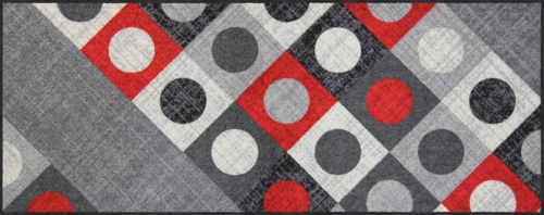 Salonloewe Boules red passatoia 75 x 190 cm