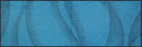Alfombra aquamarina Salonloewe Dune 60 x 180 cm