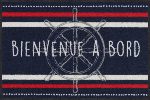 Salonloewe Bienvenue la Barre maritime Entrance mat 50 x 75 cm