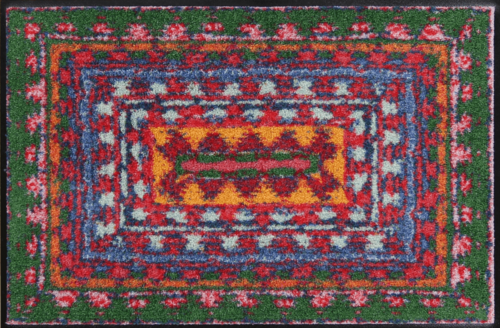 Alfombra colorida Salonloewe Dario 50 x 75 cm