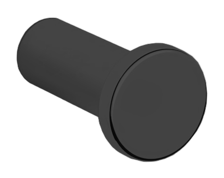 Frasco Sential Handtuchhaken Schwarz 34 mm