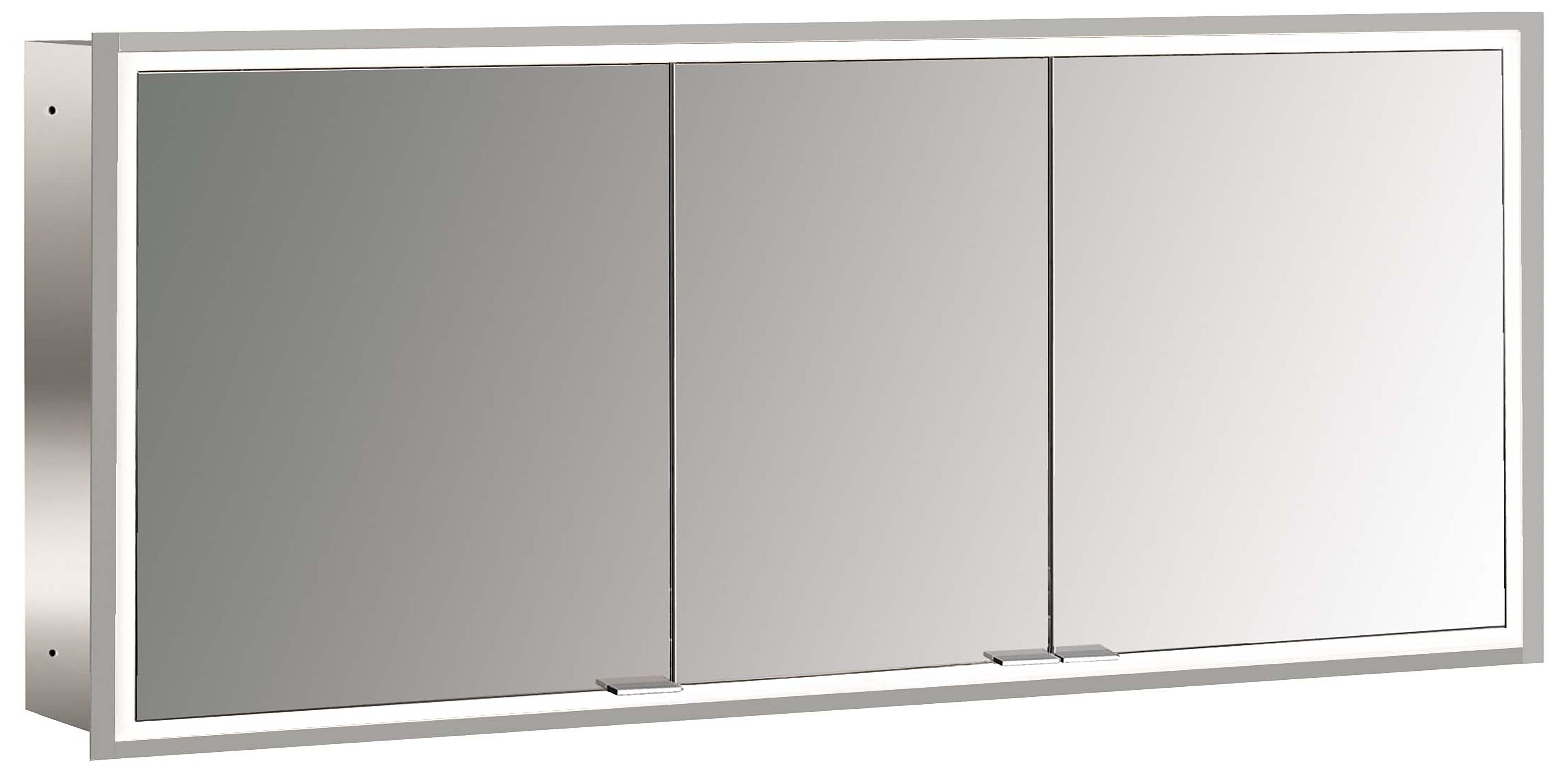 Frasco Centric LED-Spiegelschrank IP 20 Aluminium 140 cm Unterputz