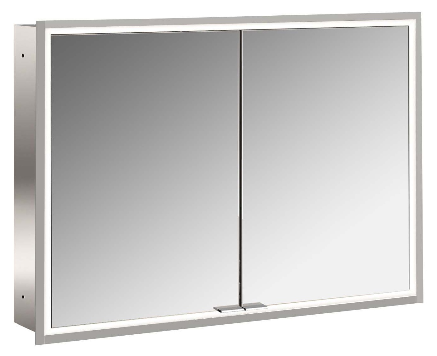 Frasco Centric LED-Spiegelschrank IP 20 Aluminium 100 cm Unterputz