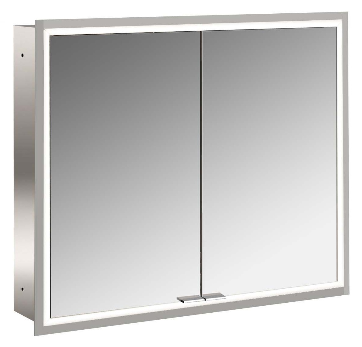 Frasco Centric LED-Spiegelschrank IP 20 Aluminium 80 cm Unterputz