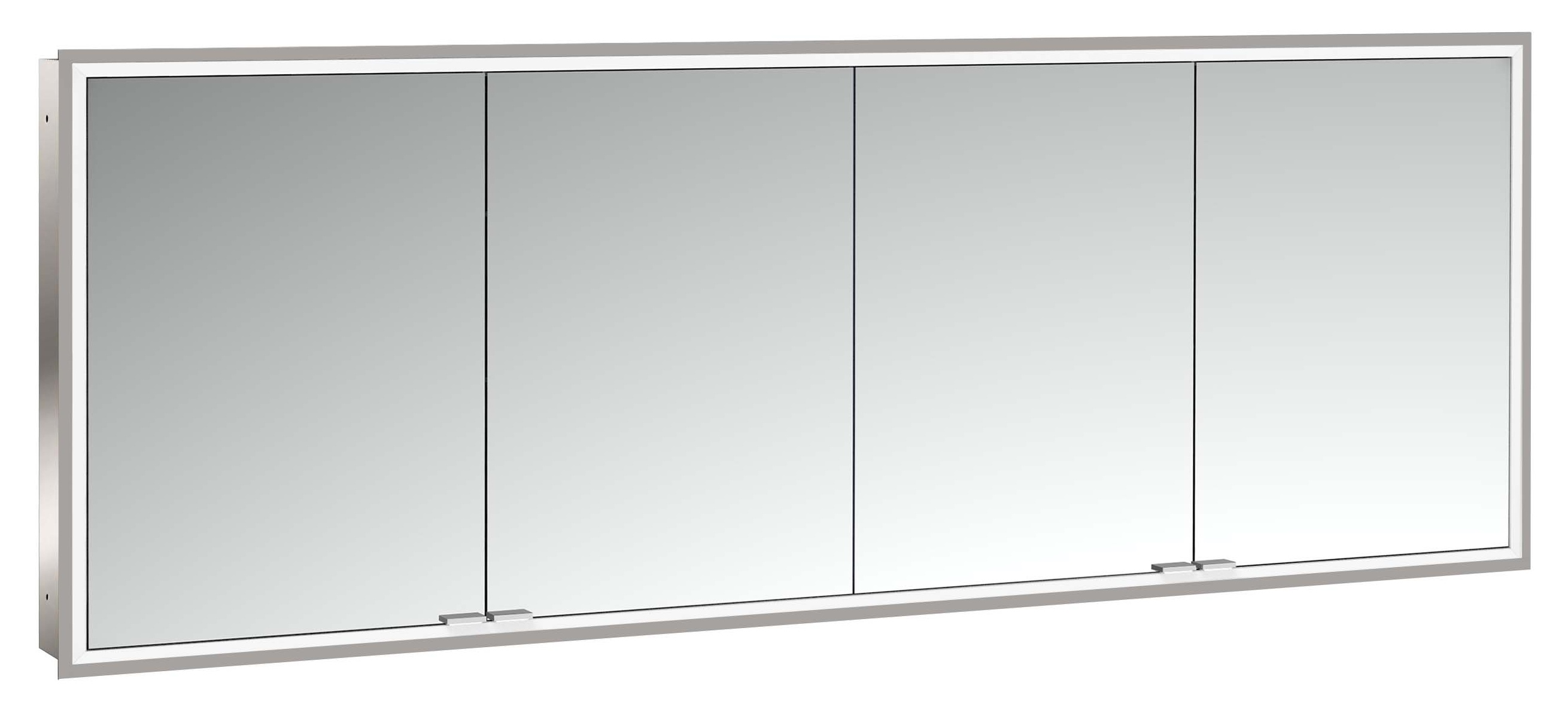Frasco Centric LED-Spiegelschrank IP 20 Aluminium 200 cm Unterputz