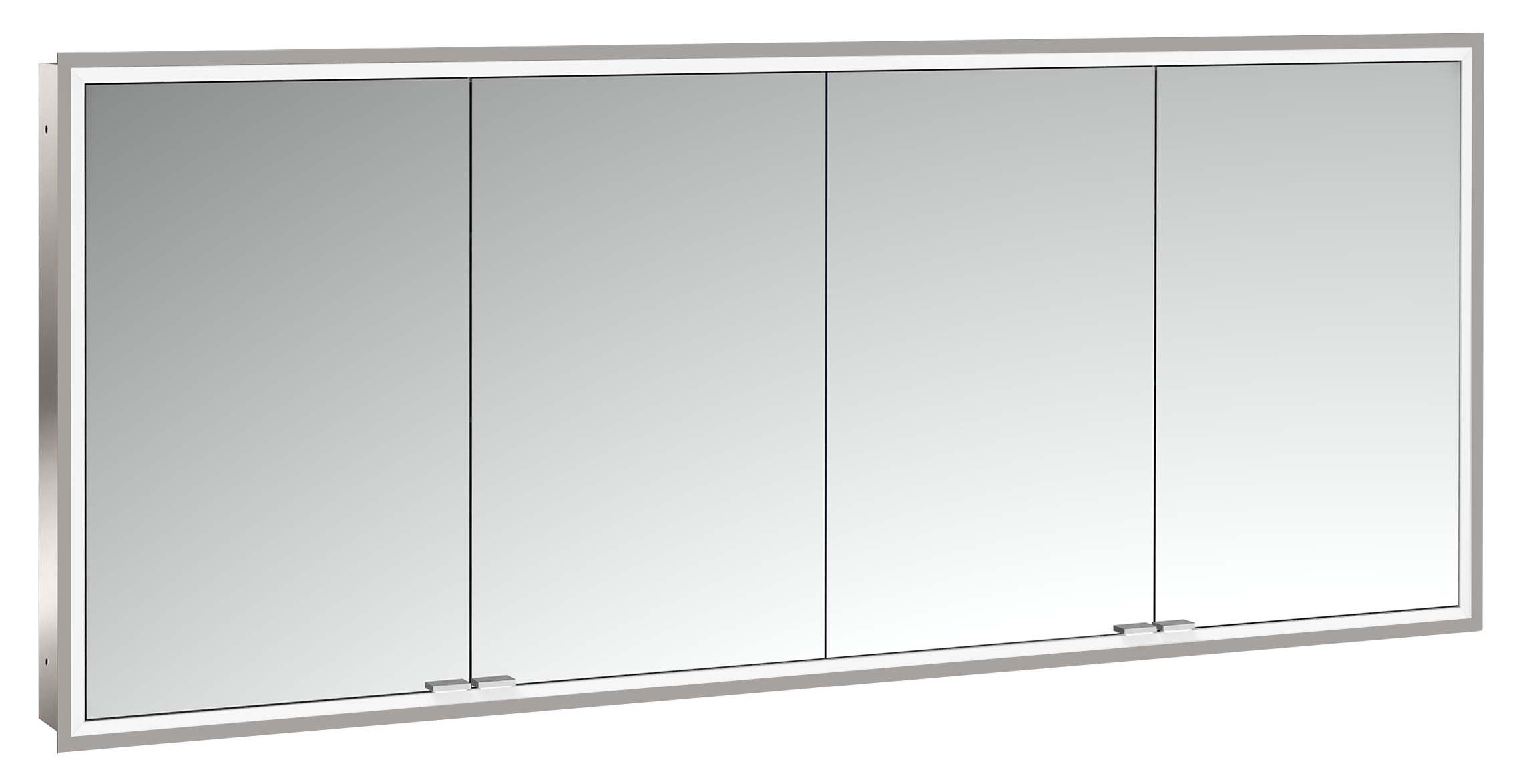 Frasco Centric LED-Spiegelschrank IP 20 Aluminium 180 cm Unterputz