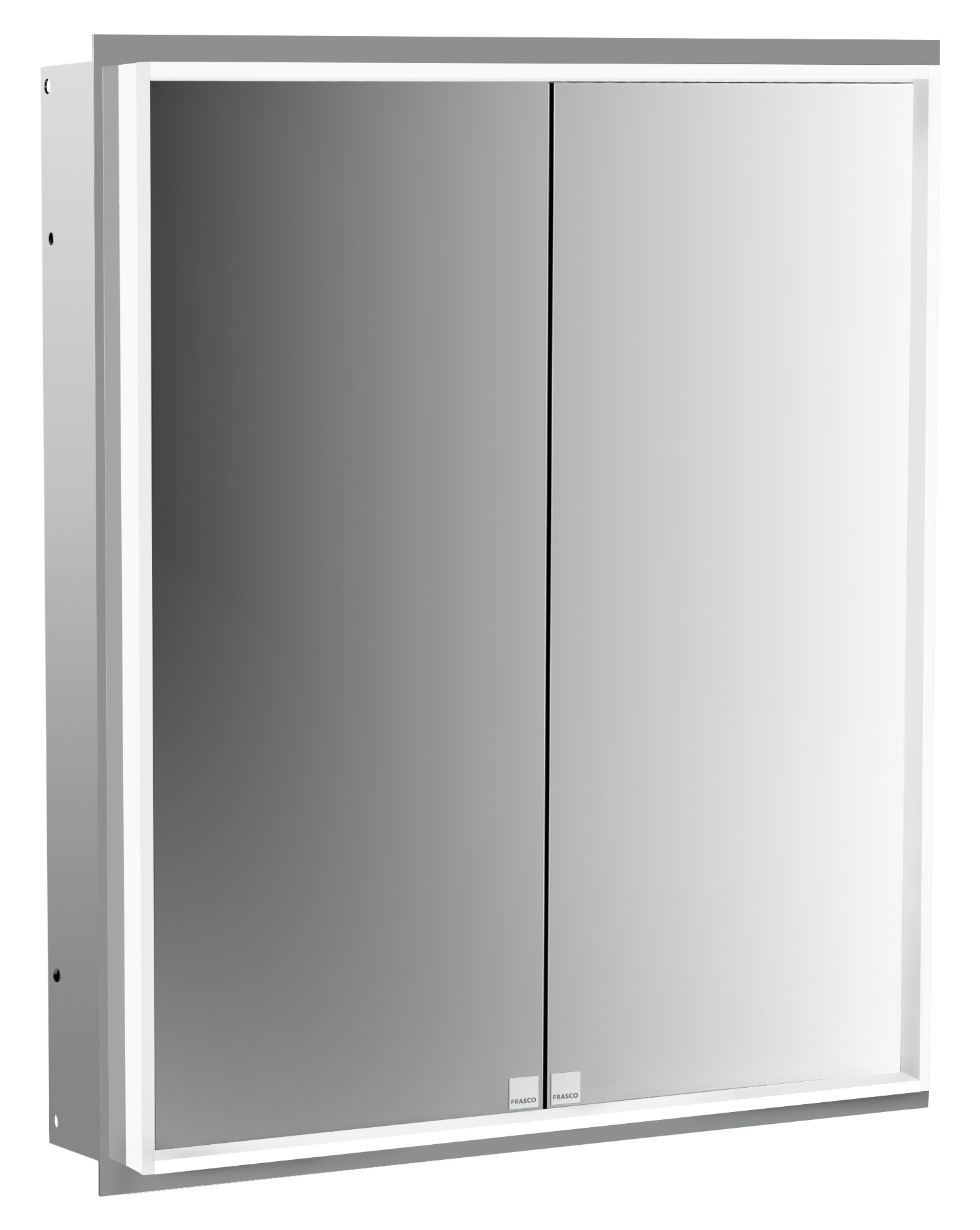 Frasco Centric Deep LED-Spiegelschrank IP 20 Aluminium 60 cm Unterputz