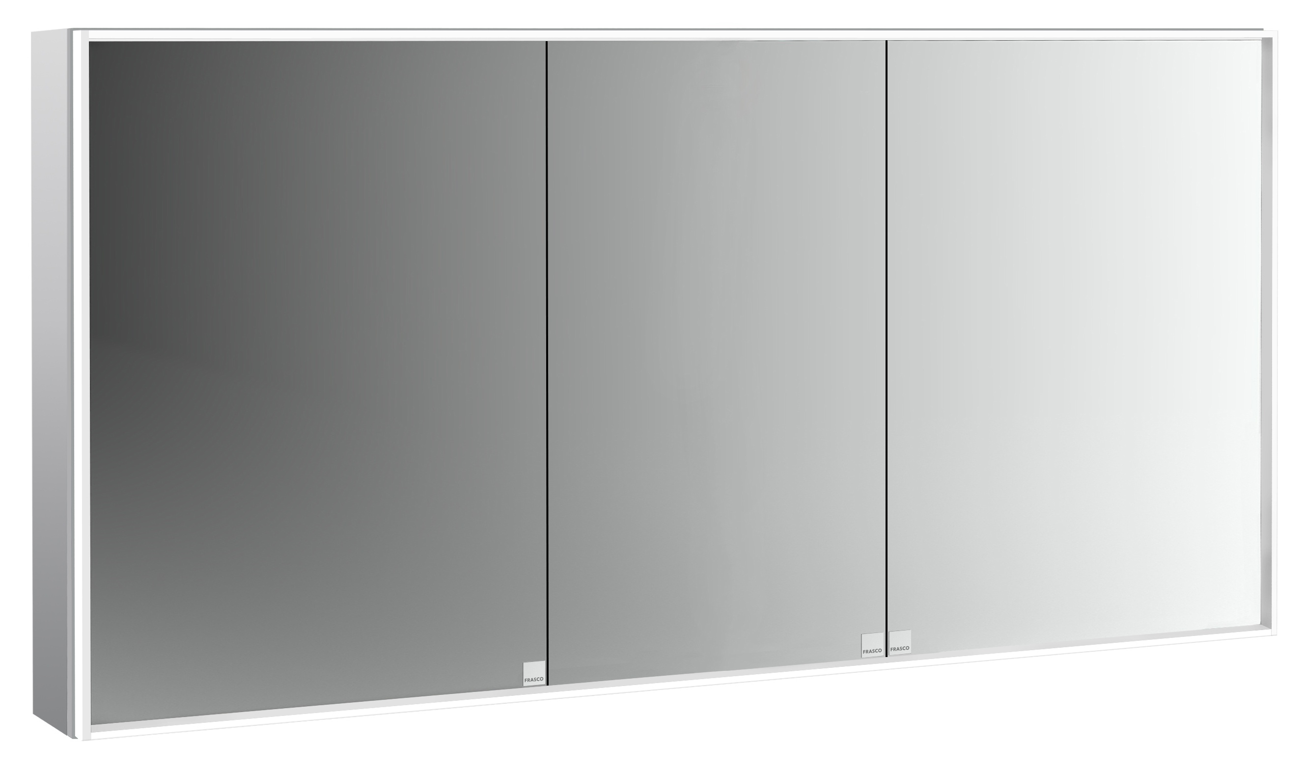 Frasco Centric Deep LED-Spiegelschrank IP 20 Aluminium 140 cm Aufputz